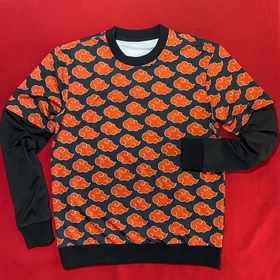 Свитшоты с полной запечаткой: свитшот Наруто Акацуки